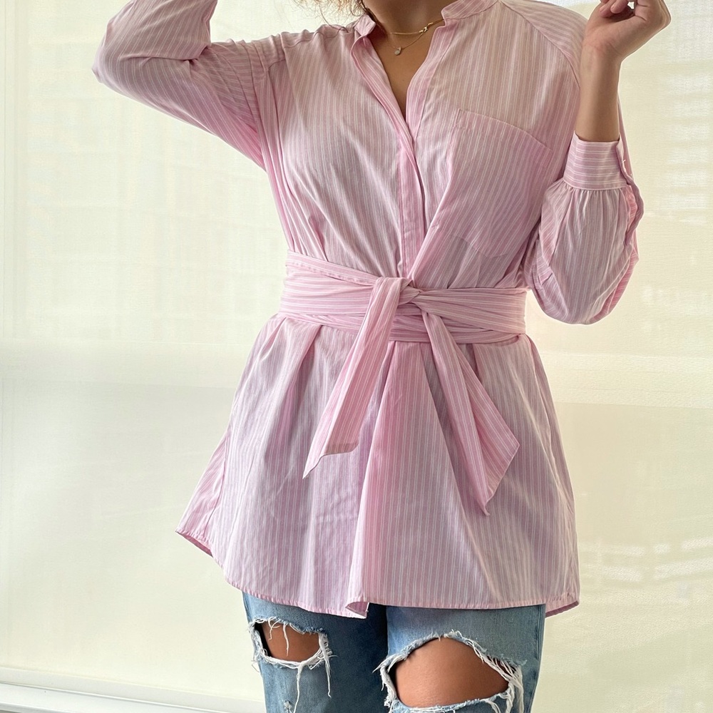 Zara striped shirt size L: worn once